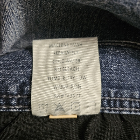 TK Axel Men's Slim Straight Faded Jeans Size 34x28 Stretch, 5-pocket Design - Picture 10 of 10